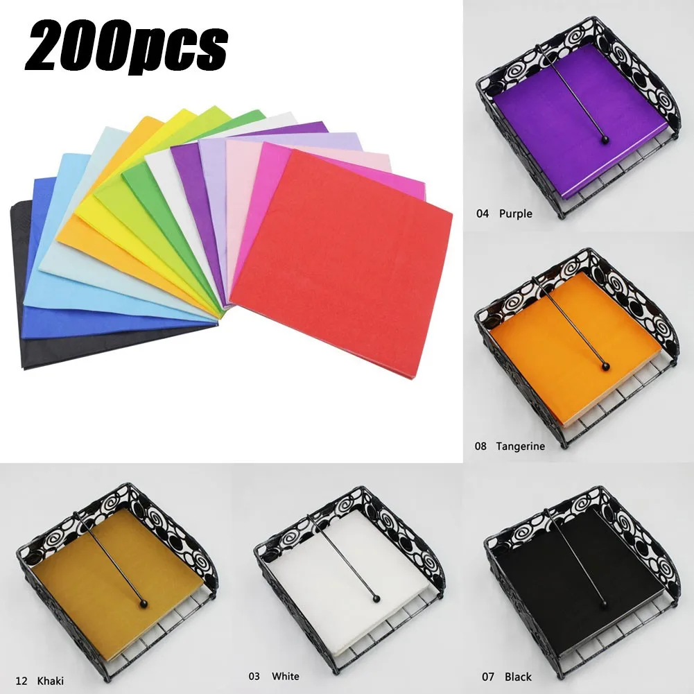 200pcs 25*25cm Restaurant Paper Feature Event Birthday Party Decoration Tissue Decoupage For Christmas Wedding Day
200pcs 25*25cm Restaurant Paper Feature Event Birthday Party Decoration Tissue Decoupage For Christmas Wedding Day