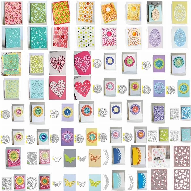 Heart Butterfly Eggs Flower Circle Frame Metal Cutting Dies Stencil Card for Diy Scrapbooking-Photo Album Decorative Crafts 
Heart Butterfly Eggs Flower Circle Frame Metal Cutting Dies Stencil Card for Diy Scrapbooking-Photo Album Decorative Crafts