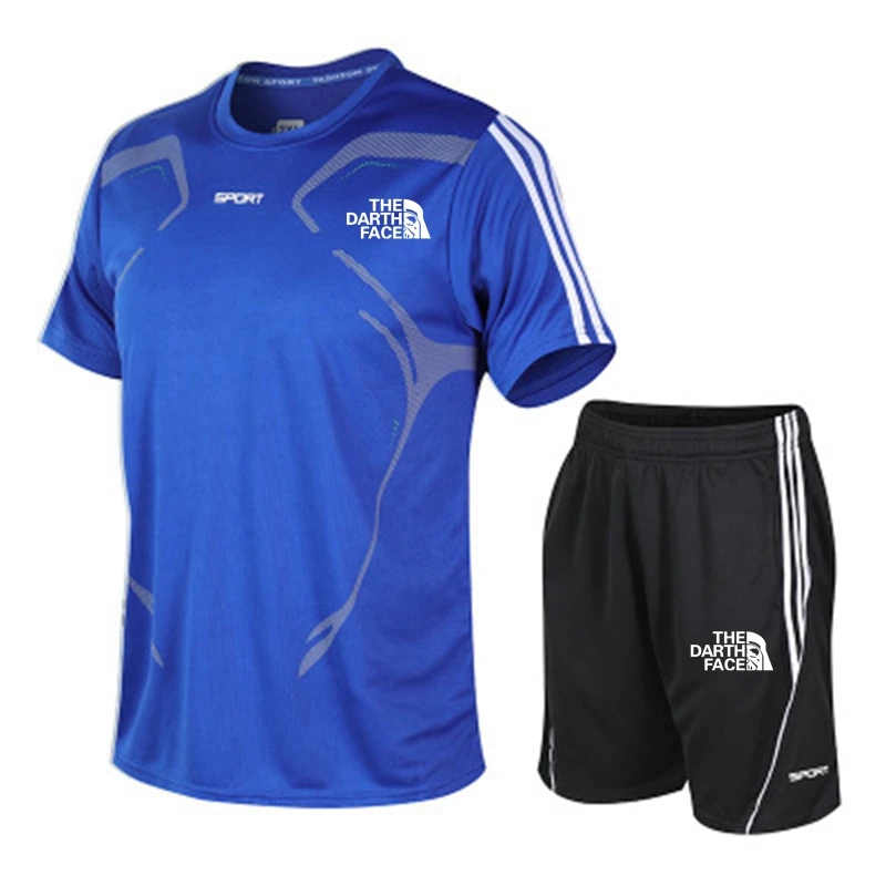2021's popular new cotton men's T-shirt + running shorts set Das Face Print summer high quality cotton T-shirt running suit
2021's popular new cotton men's T-shirt + running shorts set Das Face Print summer high quality cotton T-shirt running suit