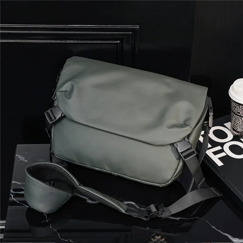 

2021 Водонепроницаемая нейлоновая сумка на одно плечо, мужские сумки han edition, сумка-мессенджер для отдыха, матовая сумка, сумка для инструменто...