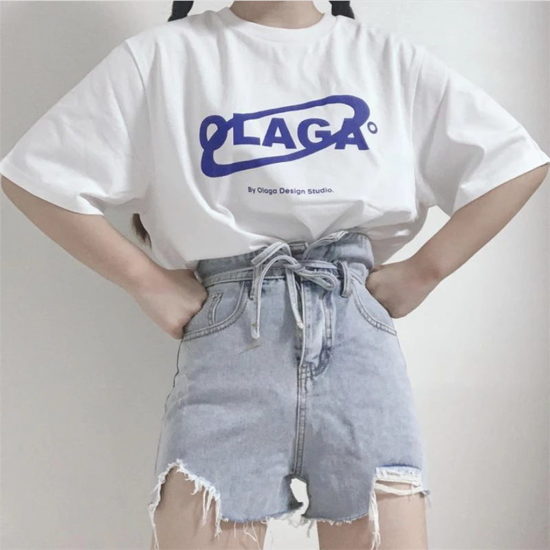 Summer 2021 New Korean College Style Girl Clean Simple Letter Print Top Short Sleeve T-shirt Female Ins Fashion
Summer 2021 New Korean College Style Girl Clean Simple Letter Print Top Short Sleeve T-shirt Female Ins Fashion