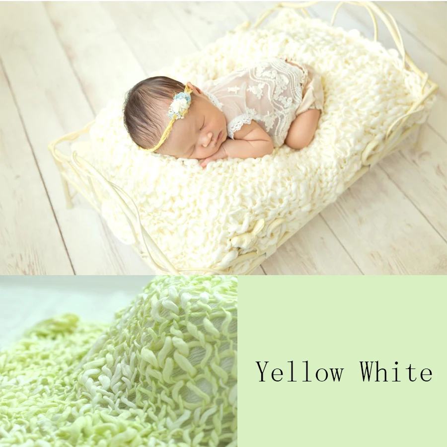 Newborn Photography Prop Baby Wool Blanket, Knitting Chunky Blanket Baby Shooting Studio Stretchy Basket Filler, #P2400
Newborn Photography Prop Baby Wool Blanket, Knitting Chunky Blanket Baby Shooting Studio Stretchy Basket Filler, #P2400