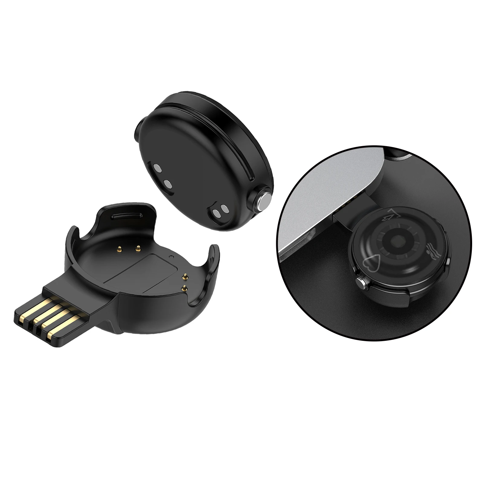 Replacement USB Charger Portable Charging Dock Station Cradle Compatible with Polar Verity Sense Armbands Black
Replacement USB Charger Portable Charging Dock Station Cradle Compatible with Polar Verity Sense Armbands Black