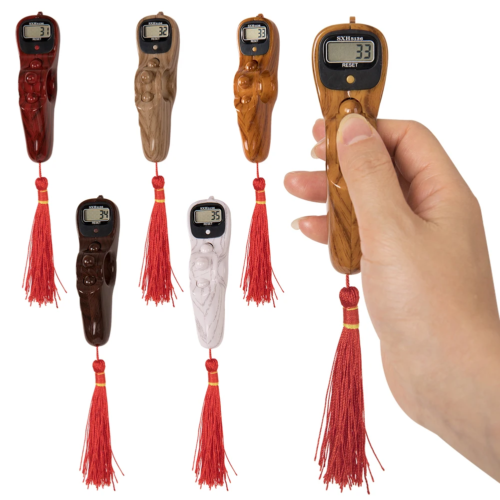 Portable Handheld Digital Beads Counter Tally Counter Finger Game Toy Easy Resettable LED Rosary Decompression Relaxation Tool
Portable Handheld Digital Beads Counter Tally Counter Finger Game Toy Easy Resettable LED Rosary Decompression Relaxation Tool