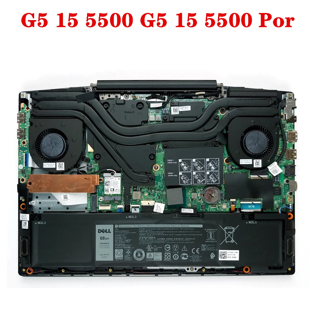 Новый оригинальный 0YX0F3 YX0F3 для Dell G3 15 3500 Pro G5 5500 SE 5505 ноутбук M.2 PCI-E радиатор SSD