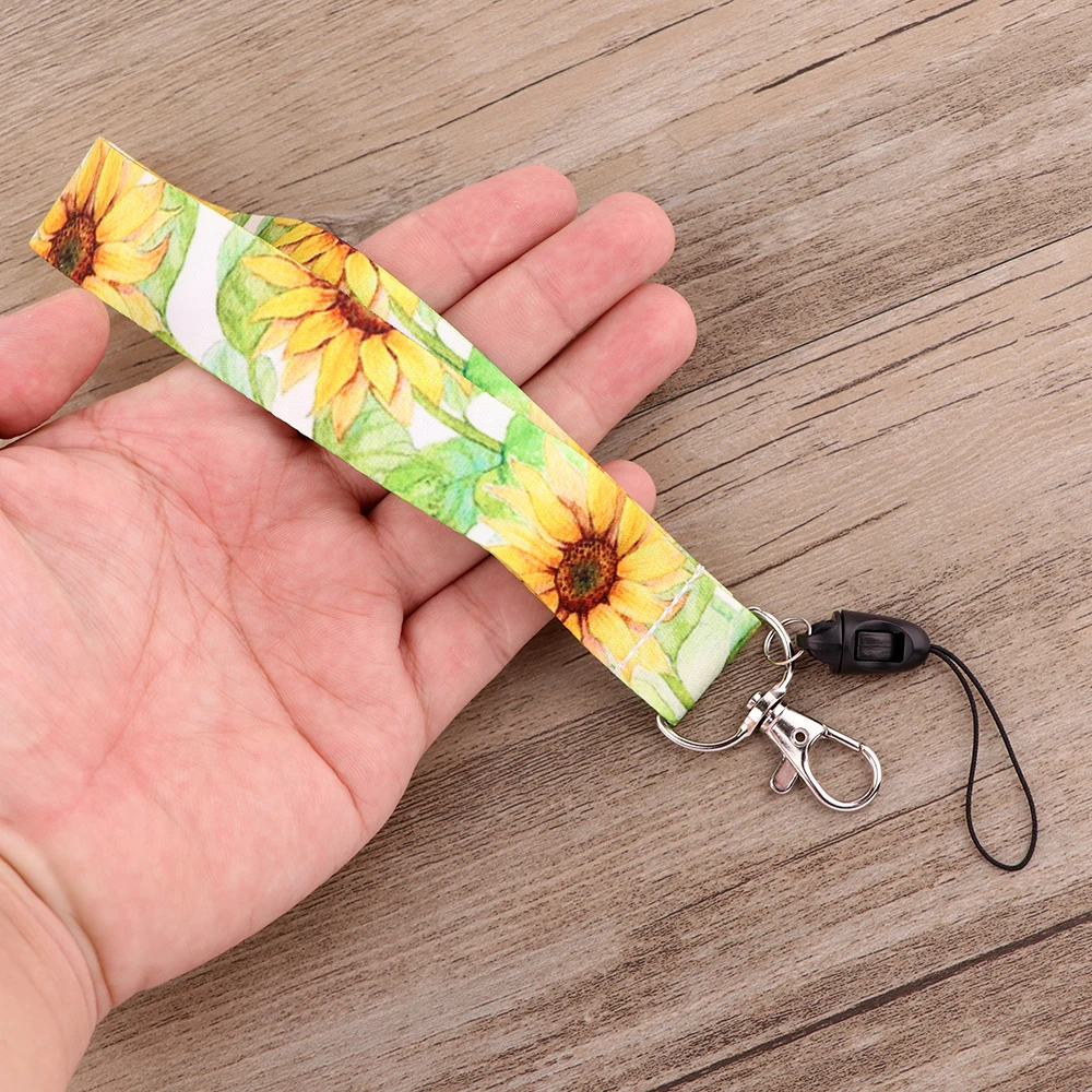 JF838 Sunflower Printed Neck Strap Lanyard Keychain Cell Phone Strap ID Badge Holder Wrist Rope Key Chain Cosplay Accessory
JF838 Sunflower Printed Neck Strap Lanyard Keychain Cell Phone Strap ID Badge Holder Wrist Rope Key Chain Cosplay Accessory