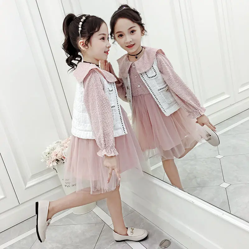 2021 Spring Autumn Girls Clothing set Long Sleeve Princess Dress Set Children Costume Kids Girls Clothes Fashion Outfits D565
2021 Spring Autumn Girls Clothing set Long Sleeve Princess Dress Set Children Costume Kids Girls Clothes Fashion Outfits D565