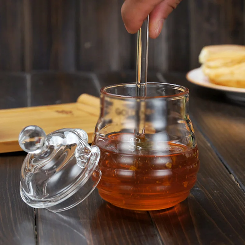 Transparent Honey Jars Chinese Style Jam Jar With Lid And Stirring Rod Glass Seasoning Box Home Kitchen Food Storage Container
Transparent Honey Jars Chinese Style Jam Jar With Lid And Stirring Rod Glass Seasoning Box Home Kitchen Food Storage Container