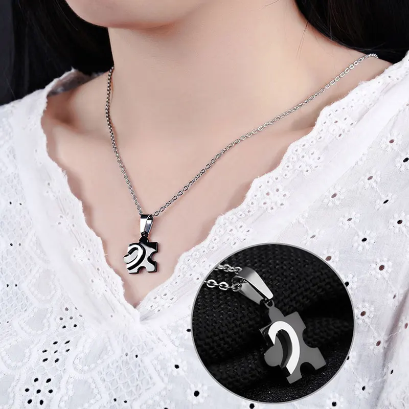 Romantic New Men Women's Couple Lovers Stainless Steel Love Heart Pendant Necklaces Jewelry
Romantic New Men Women's Couple Lovers Stainless Steel Love Heart Pendant Necklaces Jewelry