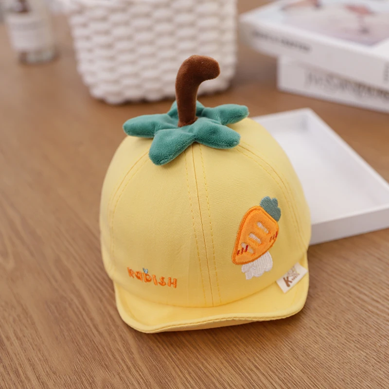Boys And Girls Baby Fruit Soft Brim SuperCute Hat Casual Style Pure cotton fabric
Boys And Girls Baby Fruit Soft Brim SuperCute Hat Casual Style Pure cotton fabric