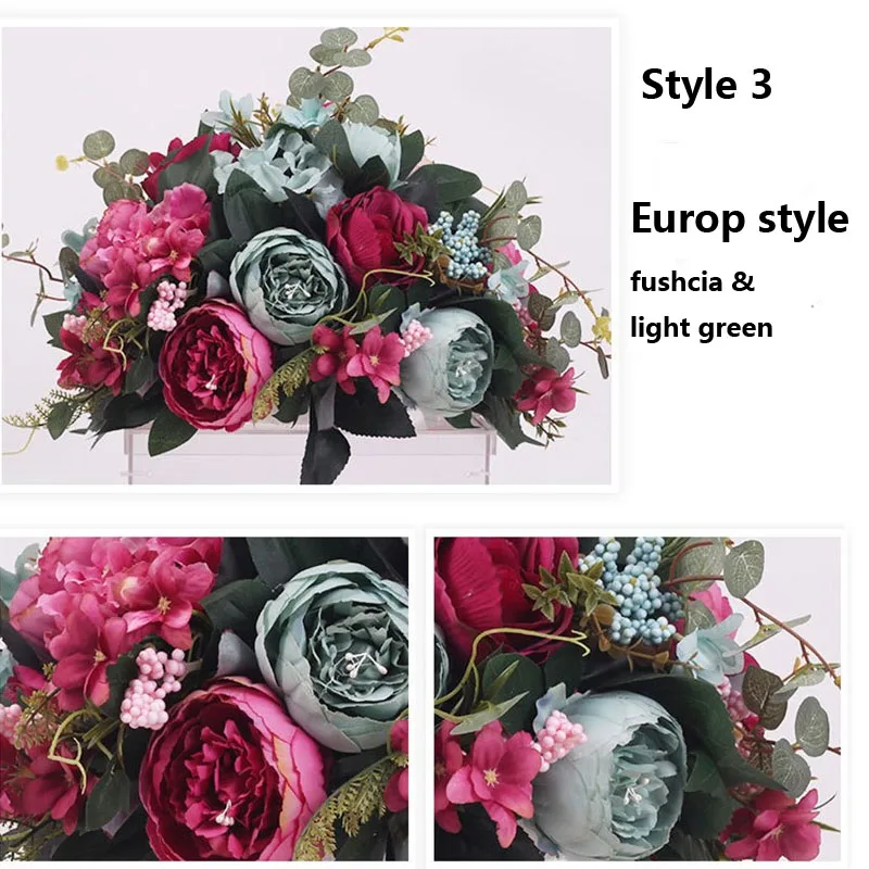 SPR 35cm wedding table center flower ball road lead artificial flore centerpiece party home event backdrop flower decoration 
SPR 35cm wedding table center flower ball road lead artificial flore centerpiece party home event backdrop flower decoration