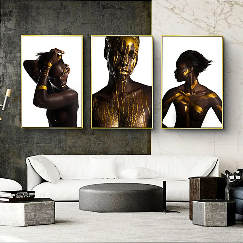 African Black Gold Female Art Canvas Painting Wall Art Pictures Poster Canvas Painting Wall Art Sofa Background Decoration Gift
African Black Gold Female Art Canvas Painting Wall Art Pictures Poster Canvas Painting Wall Art Sofa Background Decoration Gift