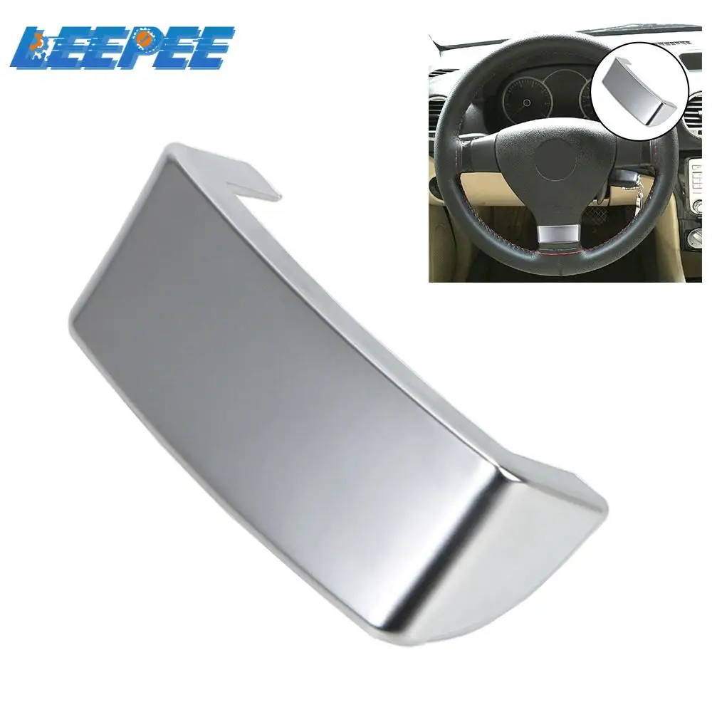 Отделка на рулевое колесо LEEPEE блестящая накладка хромированная эмблема для VW Golf