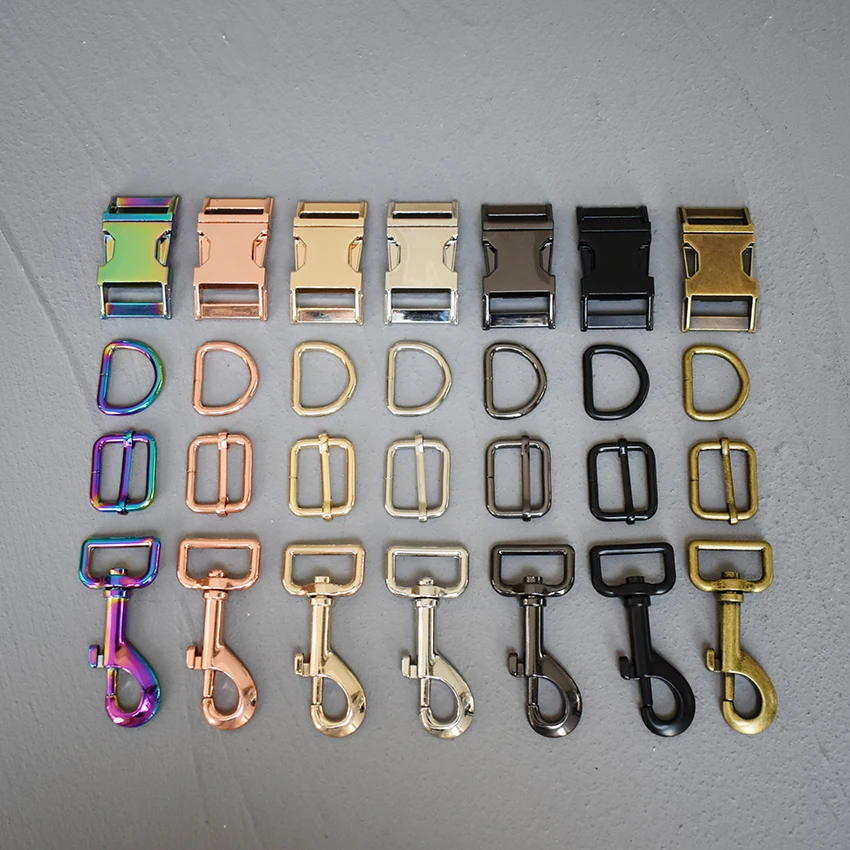 100 Sets 15/20/25/30mm Metal D Ring Adjuter Strap Buckle Slider Adjustment Buckle For Dog Collar Necklace Handmade Accessory 4s
100 Sets 15/20/25/30mm Metal D Ring Adjuter Strap Buckle Slider Adjustment Buckle For Dog Collar Necklace Handmade Accessory 4s