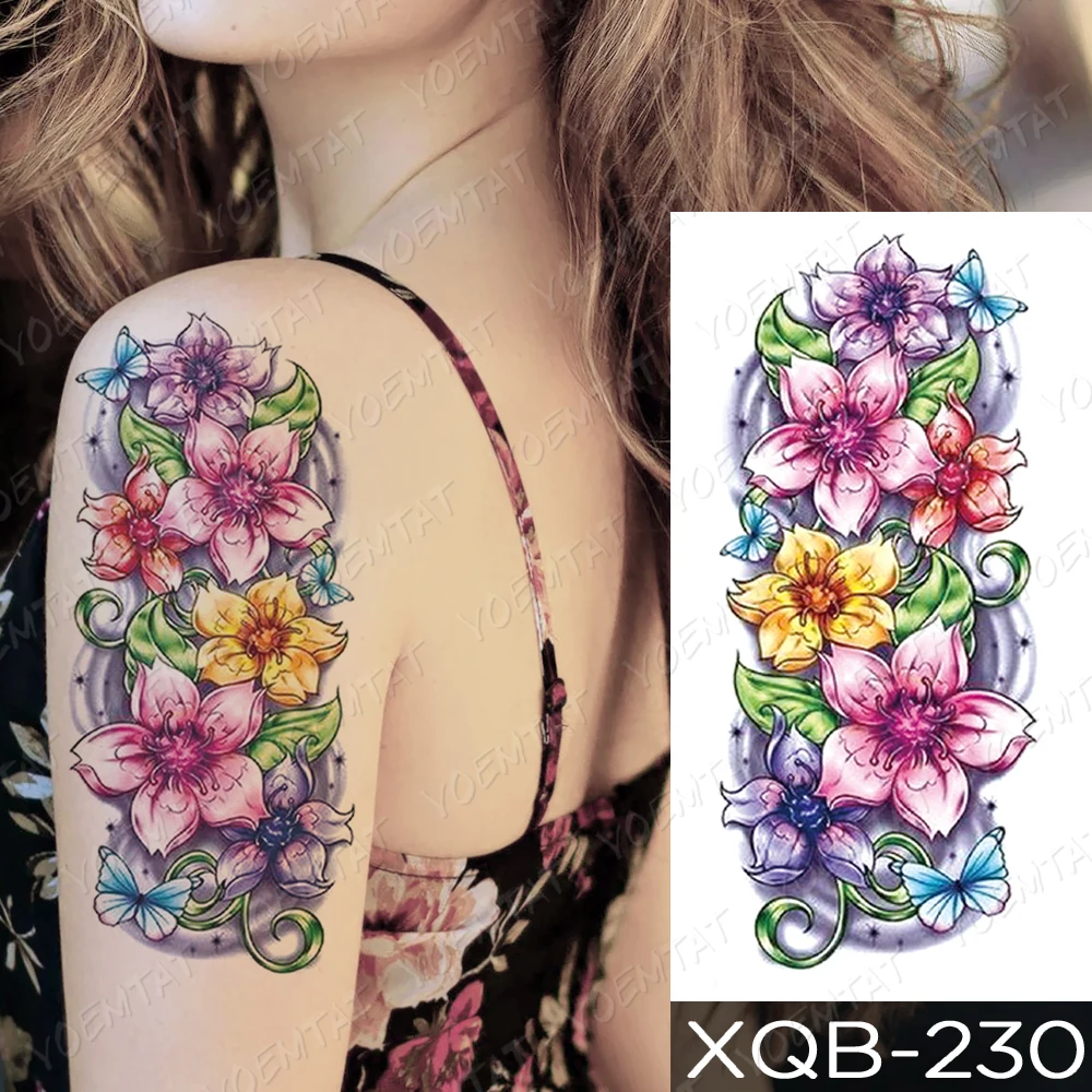 Waterproof Temporary Tattoo Sticker Moon Girl Rose Unicorn Flash Tattoos Peony Flowers Body Art Arm Fake Sleeve Tatoo Women Men
Waterproof Temporary Tattoo Sticker Moon Girl Rose Unicorn Flash Tattoos Peony Flowers Body Art Arm Fake Sleeve Tatoo Women Men