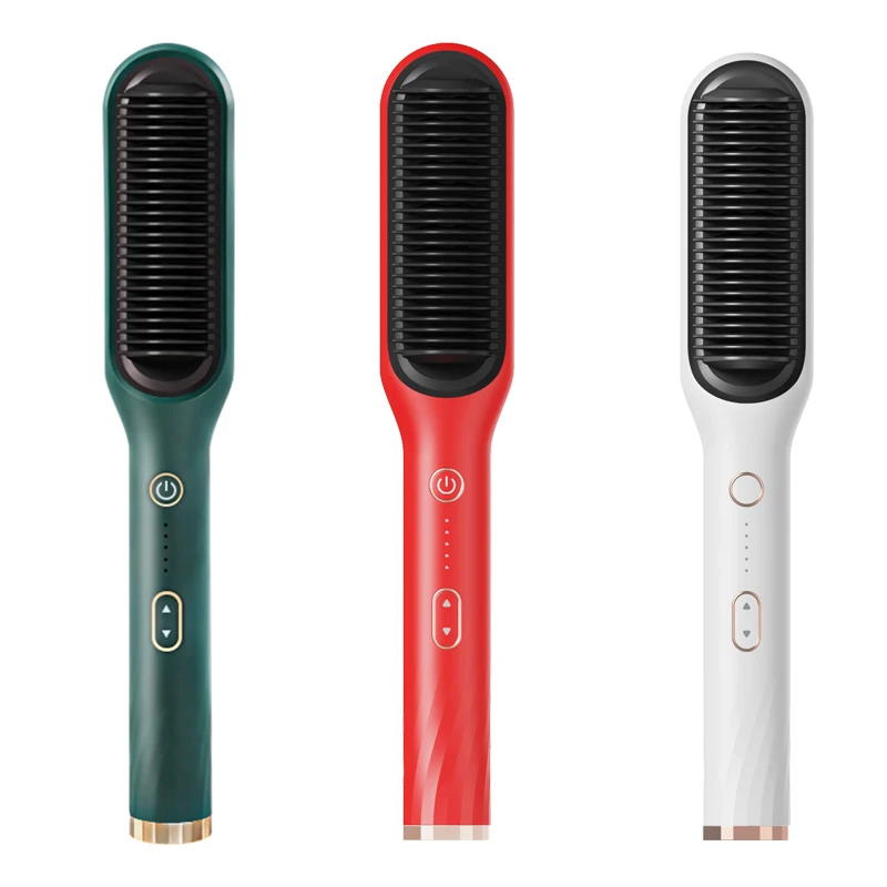 Straighter Electric Brush Hair Women Hair Styler Curling Iron Electric Hot Comb Straightener Fast Heating Curler Hair Caring
Straighter Electric Brush Hair Women Hair Styler Curling Iron Electric Hot Comb Straightener Fast Heating Curler Hair Caring