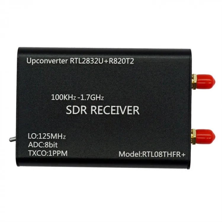 100KHz-1.7GHz RTL08THFR+ SDR Radio Upconverter+1PPM TXCO RTL-SDR Receiver RTL2832U+R820T2 SDR
100KHz-1.7GHz RTL08THFR+ SDR Radio Upconverter+1PPM TXCO RTL-SDR Receiver RTL2832U+R820T2 SDR