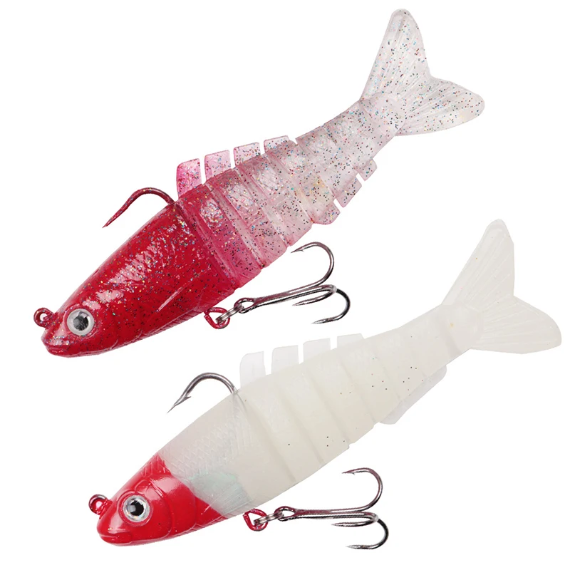 1pc Soft Multi Jointed Fishing Lures 2020 Artificial Softbait Swimbait Wobblers Silicone Bait Fising Tackle For Trout Catfish
1pc Soft Multi Jointed Fishing Lures 2020 Artificial Softbait Swimbait Wobblers Silicone Bait Fising Tackle For Trout Catfish