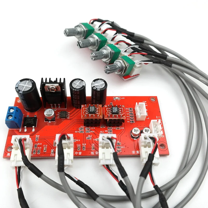 SOTAMIA AD828 Preamp Amplifier Board Treble Middle Bass Volume Tone Control Stereo Preamplifier Better NE5532 DIY Smart Home
SOTAMIA AD828 Preamp Amplifier Board Treble Middle Bass Volume Tone Control Stereo Preamplifier Better NE5532 DIY Smart Home