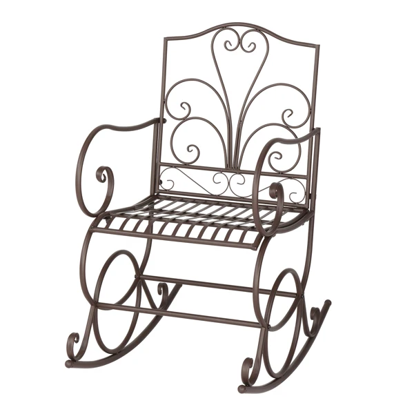 【USA READY STOCK】Artisasset Brown Paint Elegant Flower Shape Outdoor Park Leisure Iron Rocking Chair
【USA READY STOCK】Artisasset Brown Paint Elegant Flower Shape Outdoor Park Leisure Iron Rocking Chair