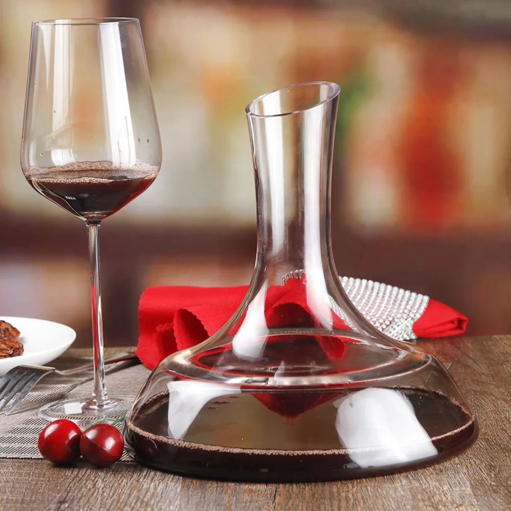 1Pc Household Lead-free Glass Decanter Simple Design Transparent Decanter
1Pc Household Lead-free Glass Decanter Simple Design Transparent Decanter