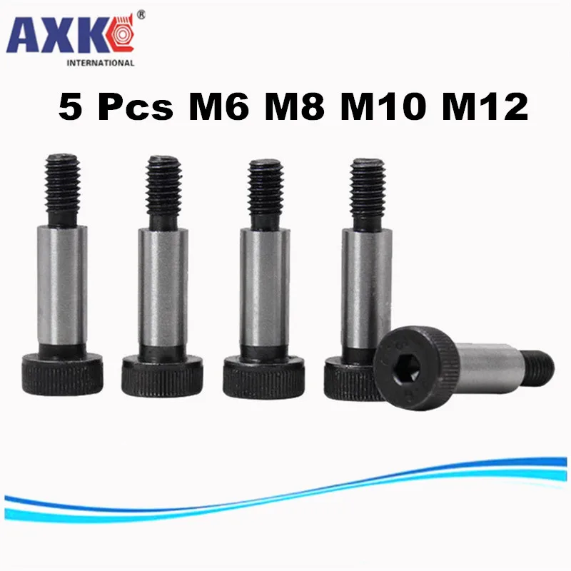 AXK 5 Pieces M6 M8 M10 M12 Threaded 12.9 Alloy Steel Hexagon Socket Head Shoulder Screw Plug Screw Shaft Shoulder Limit Bolt
AXK 5 Pieces M6 M8 M10 M12 Threaded 12.9 Alloy Steel Hexagon Socket Head Shoulder Screw Plug Screw Shaft Shoulder Limit Bolt