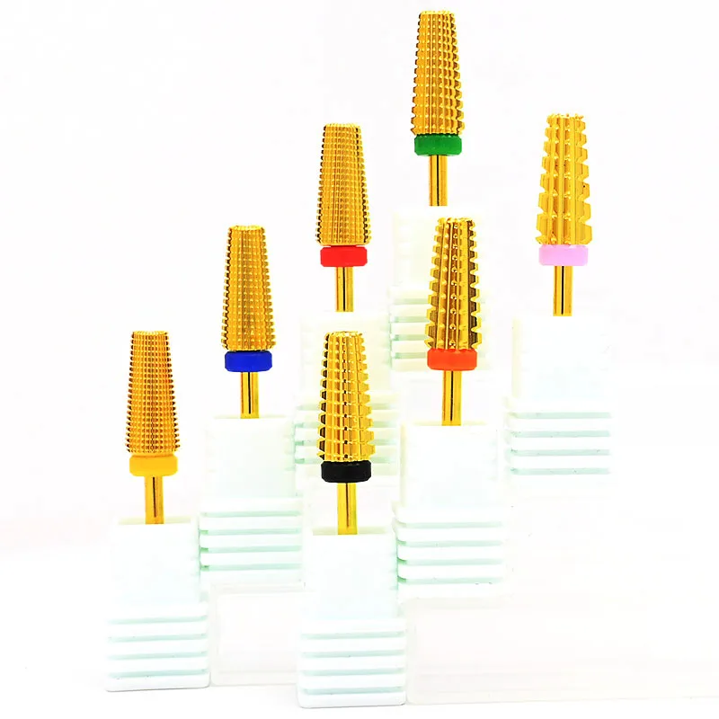 (2021-1) 5 Sizes 5 in 1 Multi-function Tapered Shape Nail Drill, Professional Drill Bit for Nail Manicure Machine (2020-1)
(2021-1) 5 Sizes 5 in 1 Multi-function Tapered Shape Nail Drill, Professional Drill Bit for Nail Manicure Machine (2020-1)