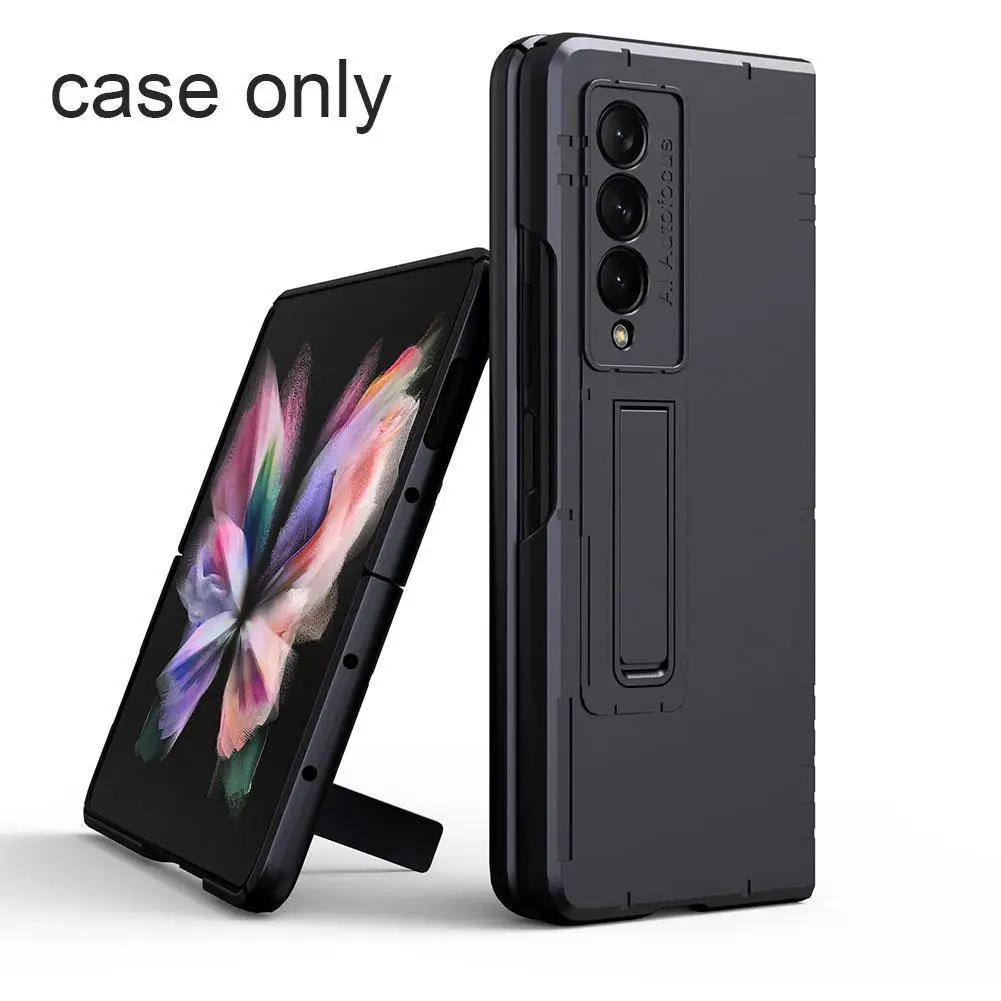 Bracket Cases Cover For Samsung Galaxy Z Fold 3 2 5G Phone Cases Hard Full Protective Phone Cover With Kickstand Function
Bracket Cases Cover For Samsung Galaxy Z Fold 3 2 5G Phone Cases Hard Full Protective Phone Cover With Kickstand Function