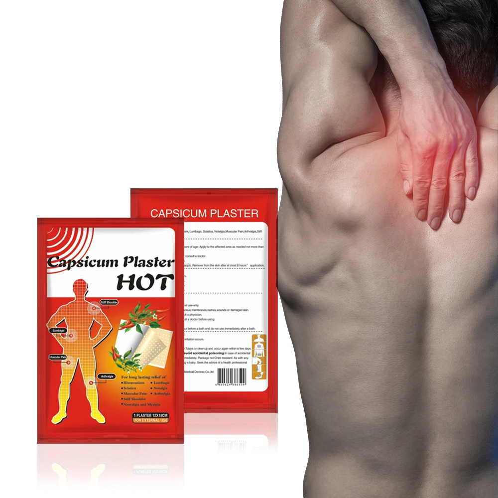40 bags/Lot Health Care Hot Capsicum Plaster Joint Pain Reliever 12x18cm Neck Back Pain Relief Patch Body Massage
40 bags/Lot Health Care Hot Capsicum Plaster Joint Pain Reliever 12x18cm Neck Back Pain Relief Patch Body Massage