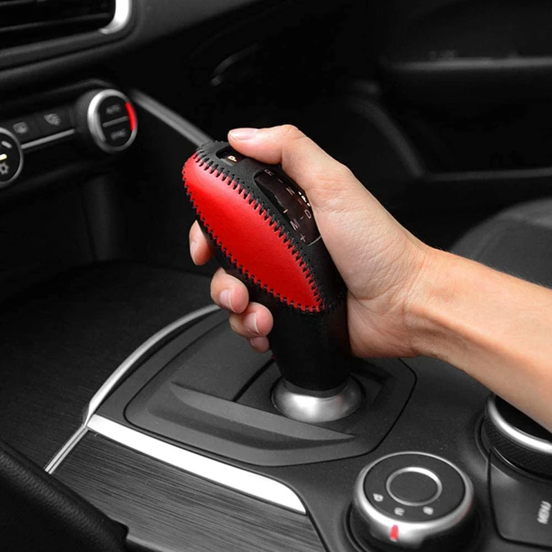 Car Gear Knob Cover Gear Shift Head Cover Gear Lever Cover Suitable for Alfa Romeo Giulia Stelvio
Car Gear Knob Cover Gear Shift Head Cover Gear Lever Cover Suitable for Alfa Romeo Giulia Stelvio
