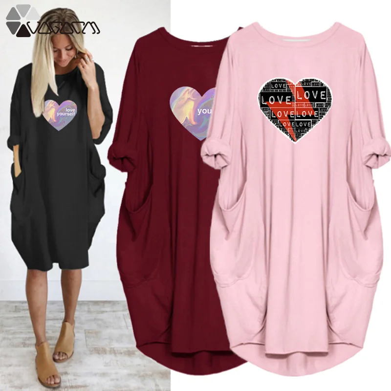 Harajuku Home Dresses for Women Love Print Long Sleeve Pocket Autumn Sexy Vintage Streetwear Pyjama Femme
Harajuku Home Dresses for Women Love Print Long Sleeve Pocket Autumn Sexy Vintage Streetwear Pyjama Femme