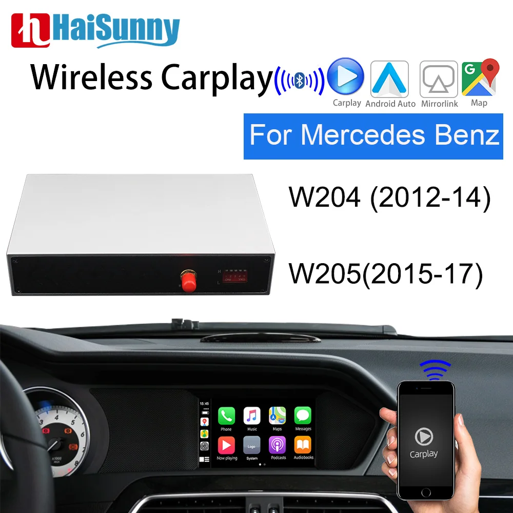 Wireless Carplay For Mercedes W204 W205 C Class NTG Support Android Auto Multimedia GPS Navigation Reverse Screen Smart Voice
Wireless Carplay For Mercedes W204 W205 C Class NTG Support Android Auto Multimedia GPS Navigation Reverse Screen Smart Voice