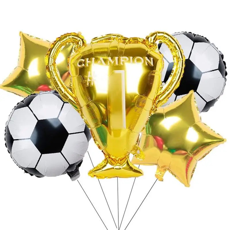 Trophy Star Football Foil Balloons Set Soccer Aluminum Film Balloons Birthday Baby Shower Football Match Theme Party Decoration
Trophy Star Football Foil Balloons Set Soccer Aluminum Film Balloons Birthday Baby Shower Football Match Theme Party Decoration
