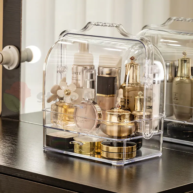 Acrylic Makeup Organizer Clear Cosmetic Jewelry Storage Box Double Open Cover Women Cosmetic Storage Drawer Desktop Make Up Case
Acrylic Makeup Organizer Clear Cosmetic Jewelry Storage Box Double Open Cover Women Cosmetic Storage Drawer Desktop Make Up Case