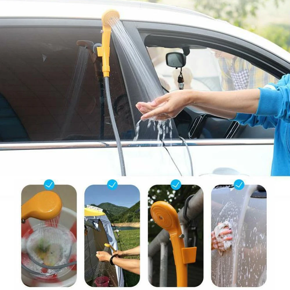 Portable Car Shower Set Rechargeable Mobile Bathing Pump Outdoor Camping Shower For Water Cleaning Take Shower Spray Pump Y
Portable Car Shower Set Rechargeable Mobile Bathing Pump Outdoor Camping Shower For Water Cleaning Take Shower Spray Pump Y