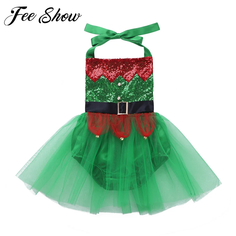 Рождественская одежда для маленьких девочек, сетчатые комбинезоны с лямкой через шею и блестками и открытой спиной, комбинезон для новорожденных девочек, Рождественская одежда
Рождественская одежда для маленьких девочек, сетчатые комбинезоны с лямкой через шею и блестками и открытой спиной, комбинезон для новорожденных девочек, Рождественская одежда