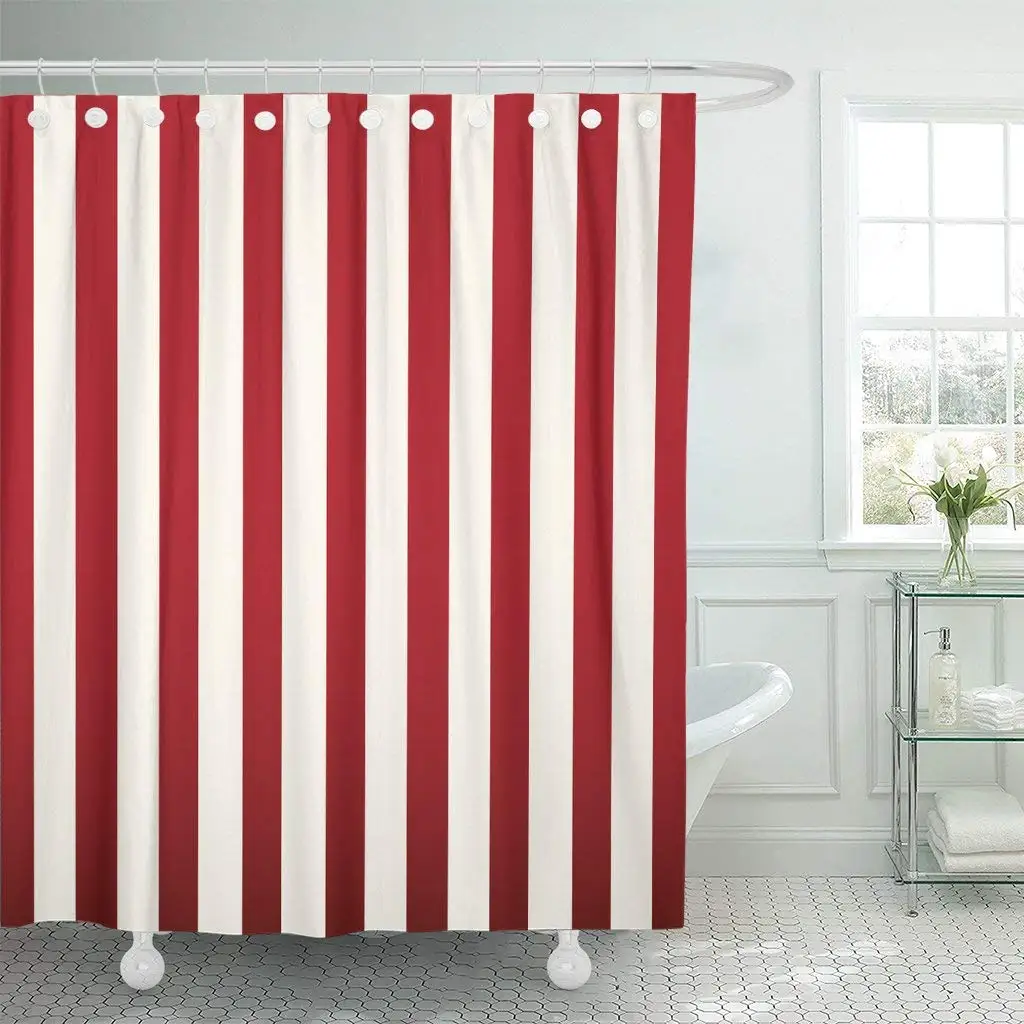 Abstract Classic Red and White Stripe Beautiful Color Diagonal Shower Curtain Waterproof Polyester Fabric 60 x 72 Inches
Abstract Classic Red and White Stripe Beautiful Color Diagonal Shower Curtain Waterproof Polyester Fabric 60 x 72 Inches