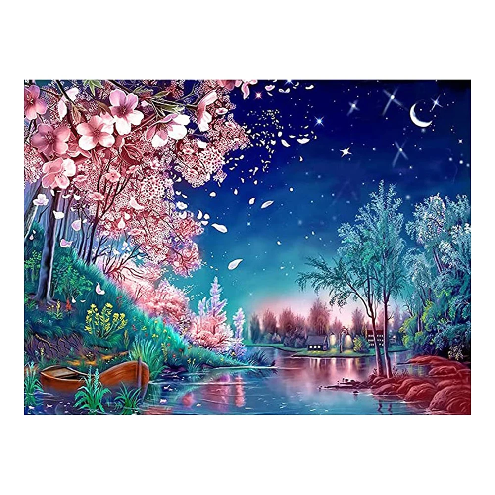 LZAIQIZG Full Square/Round Diamond Painting Cherry Tree 5D Diamond Embroidery Night Landscape Mosaic Lake Scenic Home Decor
LZAIQIZG Full Square/Round Diamond Painting Cherry Tree 5D Diamond Embroidery Night Landscape Mosaic Lake Scenic Home Decor