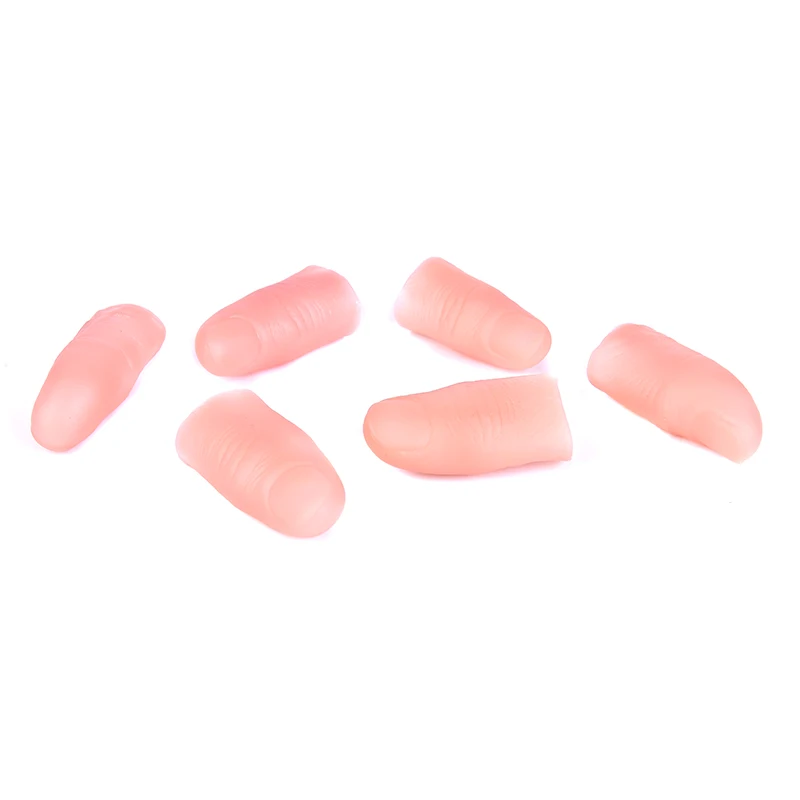 3Pcs/set Fake Soft Thumb Tip Finger Close Up Vanish Appearing Finger Trick Props Toy Funny Prank Party Fake Magic Trick
3Pcs/set Fake Soft Thumb Tip Finger Close Up Vanish Appearing Finger Trick Props Toy Funny Prank Party Fake Magic Trick