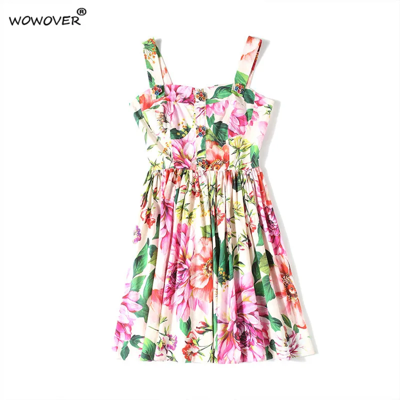 2021 New Runway Fashion Designers Floral Print Spaghetti Strap Summer Mini Dress Women Empire Backless Sexy Party Beach Robe
2021 New Runway Fashion Designers Floral Print Spaghetti Strap Summer Mini Dress Women Empire Backless Sexy Party Beach Robe