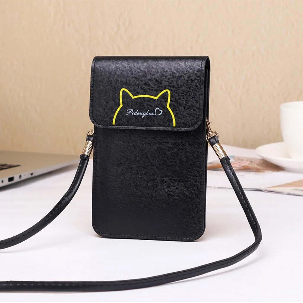 Women's Touch Screen Cell Phone Purse Transparent Simple Bag Hasp Cross Wallets Smartphone Leather Shoulder Bag Aa
Women's Touch Screen Cell Phone Purse Transparent Simple Bag Hasp Cross Wallets Smartphone Leather Shoulder Bag Aa