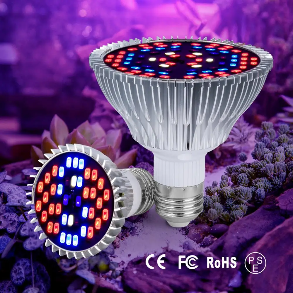 LED Plant Light E27 Grow Lamp Bulb LED Full Spectrum Phyto Lampe 30W 50W 80W Greenhouse Flower Seed Growing Tent For Hydroponics
LED Plant Light E27 Grow Lamp Bulb LED Full Spectrum Phyto Lampe 30W 50W 80W Greenhouse Flower Seed Growing Tent For Hydroponics