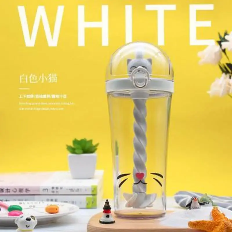 Cute Duck Water Cups with Spiral Straw Lid Travel Portable Cartoon Animals Mugs Plastic Stirring Heat Resistant Shaker Bottles
Cute Duck Water Cups with Spiral Straw Lid Travel Portable Cartoon Animals Mugs Plastic Stirring Heat Resistant Shaker Bottles