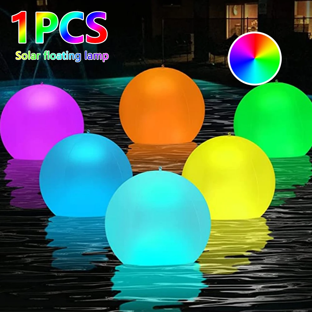 Solar Floating Pool Light 16 Color Changing Inflatable Ball Light IP68 Waterproof LED Glow Floating Ball Lamp For Swimming Pool
Solar Floating Pool Light 16 Color Changing Inflatable Ball Light IP68 Waterproof LED Glow Floating Ball Lamp For Swimming Pool