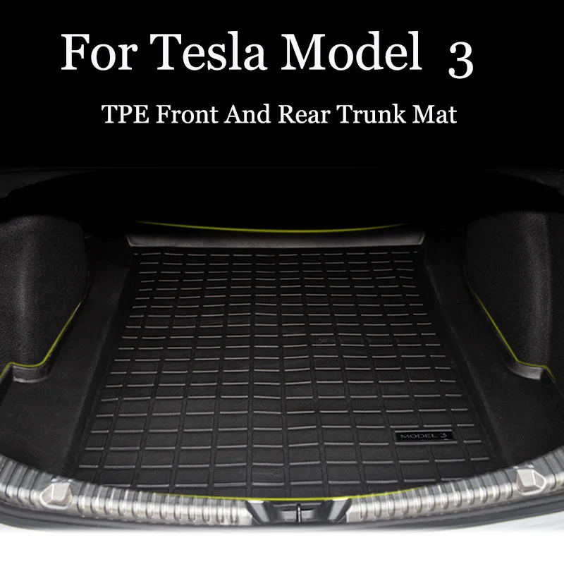 Коврик для багажника автомобиля, из ТПЭ, водонепроницаемые, складные, для Tesla, модели 3, 2021
Коврик для багажника автомобиля, из ТПЭ, водонепроницаемые, складные, для Tesla, модели 3, 2021