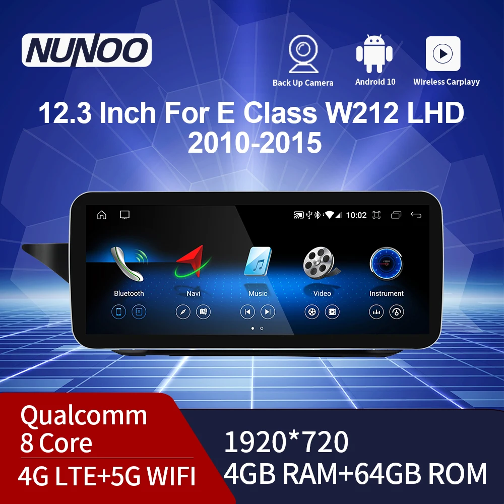 12.3/10.25 Inch Carplay Qualcomm MSM8953 Car Video DVD Screen Radio Multimedia Player For Mercedes Benz E Class W212 Coupe Sedan
12.3/10.25 Inch Carplay Qualcomm MSM8953 Car Video DVD Screen Radio Multimedia Player For Mercedes Benz E Class W212 Coupe Sedan