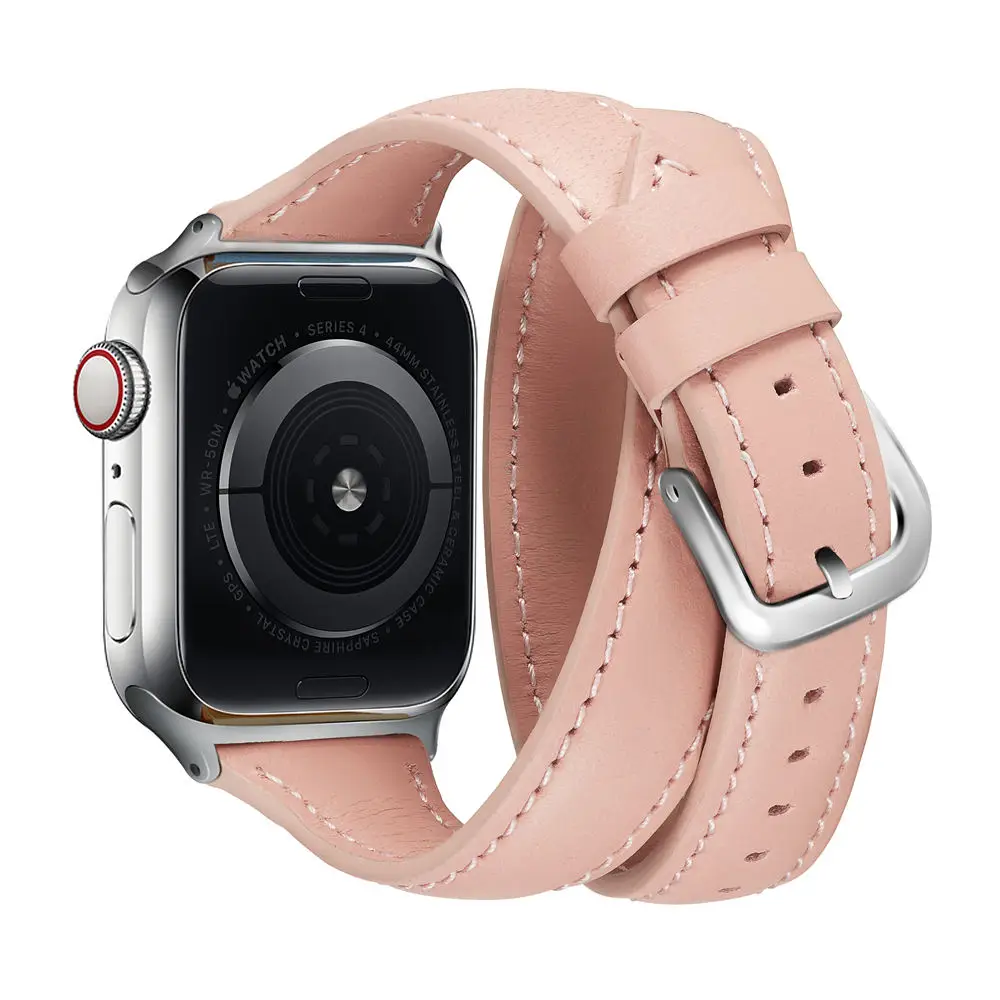 Double Tour Band For Apple Watch Series 6 5 4 3 2 Strap For iWatch Belt High Quality Slim Genuine Leather Loop 38/40mm 42/44mm 
Double Tour Band For Apple Watch Series 6 5 4 3 2 Strap For iWatch Belt High Quality Slim Genuine Leather Loop 38/40mm 42/44mm