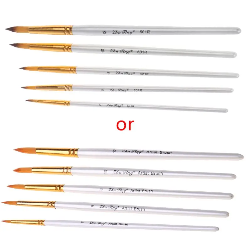 5pcs Professional Painting Brushes Set Acrylic Oil Watercolor Paint Brush Drawing Tool Art Supplies
5pcs Professional Painting Brushes Set Acrylic Oil Watercolor Paint Brush Drawing Tool Art Supplies