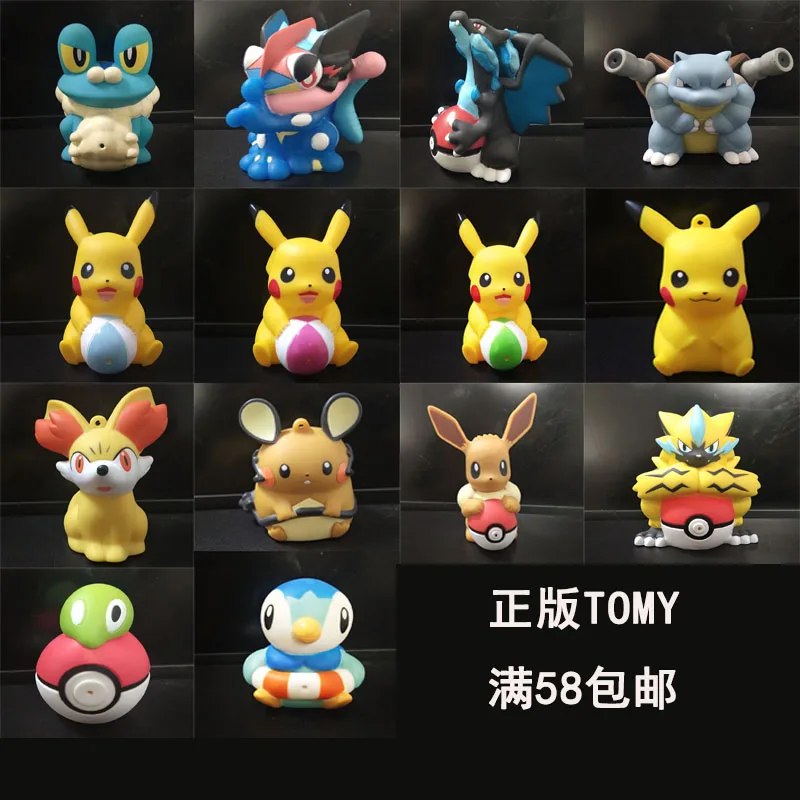 Экшн-фигурки TAKARA TOMY настоящий Покемон тыкать ясень Кетчум гренинджа Сжимаемый