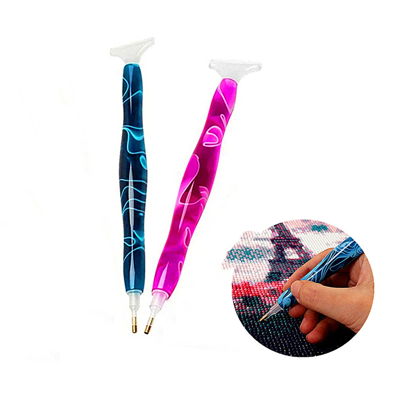 5d Diy Diamond Painting Pen Tools Resin Point Drill Pens Cross Stitch Embroidery Sewing Accessories Craft Nail Art
5d Diy Diamond Painting Pen Tools Resin Point Drill Pens Cross Stitch Embroidery Sewing Accessories Craft Nail Art